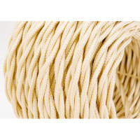 Провод Bironi 2x1,5 Песочное золото (матовый) 50м B1-424-719-50