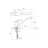 Смеситель для кухни Ravak Suzan SN 016.00 X070038 00000034213