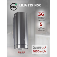 Кухонная вытяжка MBS LILIA 135 INOX 5105
