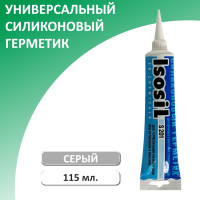 Герметик силиконовый универсальный Isosil S201, серый, 115 мл 2010908