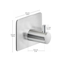 Адгезивные крючки Tatkraft George 6 крючков 12516