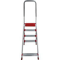 Профессиональная стремянка Новая Высота NV3117, 1x4 ступени 130 мм, Max нагр. 225 кг, 2К башмаки, 3117104