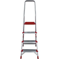 Профессиональная стремянка Новая Высота NV3117, 1x4 ступени 130 мм, Max нагр. 225 кг, 2К башмаки, 3117104