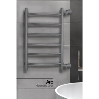 Полотенцесушитель INDIGO Arc без полки (н.р.1") 70/40 60 боковое подключение LASW70-40MG-б/п-60