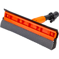 Швабра для окон PERFECTO LINEA Быстро-чисто с крепежным колесом, оранжевая 43-003051