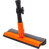 Швабра для окон PERFECTO LINEA Быстро-чисто с крепежным колесом, оранжевая 43-003051