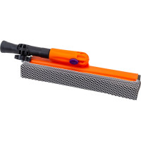 Швабра для окон PERFECTO LINEA Быстро-чисто с крепежным колесом, оранжевая 43-003051