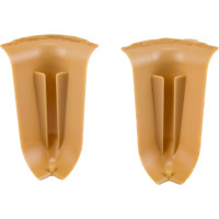 Наружный угол для плинтуса IDEAL Классик 55 мм, 212 дуб светлый К-П55-Нк-Ф2 212 дуб СВТ