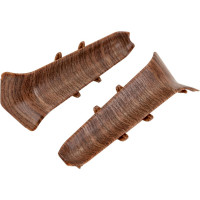 Внутренний угол для плинтуса IDEAL Классик 85 мм, 291 орех К-П85-В-Ф2 291 ОРХ