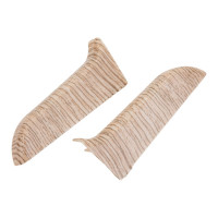 Торцевые заглушки для плинтуса IDEAL Классик 55 мм, 415 дуб палена К-П55-Тп-Ф1 415 дуб ПАЛ