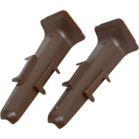 Внутренний угол для плинтуса DECONIKA (85 мм; 301 Венге; 2 шт.) Д-П85-В-Ф2 301 ВНГ