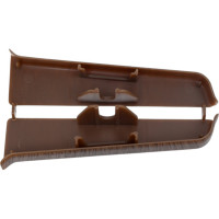 Торцевые заглушки для плинтуса DECONIKA (85 мм; 301 Венге; 2 шт.) Д-П85-Тп-Ф1 301 ВНГ