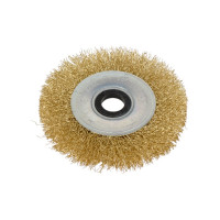 Щетка дисковая для УШМ 100x22.2 мм, гофрированная проволока Gepard GP0896-100