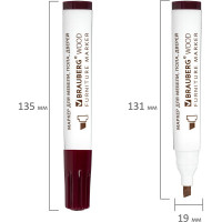 Маркеры для ремонта мебели и изделий из дерева BRAUBERG WOOD 6 цветов 152203