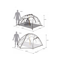 Палатка Naturehike Star-river 2 NH17T012-T двухместная, с ковриком 6927595716489