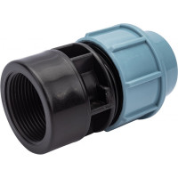 Муфта ПНД компрессионная с внутренней резьбой (32 ммx1 1/4") AV Engineering AVE10532114