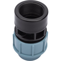 Муфта ПНД компрессионная с внутренней резьбой (32 ммx1 1/4") AV Engineering AVE10532114