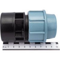 Муфта ПНД компрессионная с внутренней резьбой (32 ммx1 1/4") AV Engineering AVE10532114