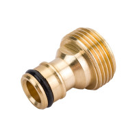 Штуцер SM-HQC0204 (3/4"; внешняя резьба; латунный; ST) SanTrade 0146