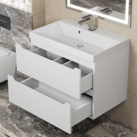 Подвесная тумба под раковину uperwood Tanos 70 см, белая 291020243