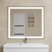 Зеркало для ванной Uperwood Tanos 90x80 см, с led-подстветкой и подогревом 291020223
