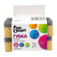 Губка для посуды Fun Clean "Эффект" 2 шт. 7769