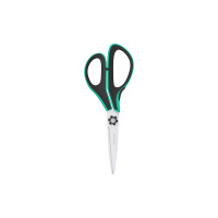 Ножницы Berlingo Easycut 350 15 см, бирюзовые, эргономичные ручки, мягкие вставки, европодвес DNn_15035_b