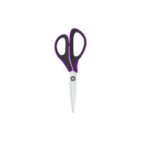 Ножницы Berlingo Easycut 350 18 см, сиреневые, эргономичные ручки, мягкие вставки, европодвес DNn_18035_a
