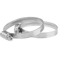 Обжимной хомут MasterProf 9 мм, цинк, 40-60 мм, 2 шт. ИС.140852