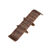 Соединитель для плинтуса DECONIKA (55 мм, 291 Орех, 2 шт.) Д-П55-С-Ф2 291 ОРХ