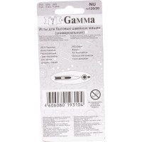 Иглы для бытовых швейных машин универсальные NU №120/20 5 шт. Gamma 217458