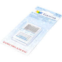 Иглы для бытовых швейных машин универсальные NU-10 №70-100 10 шт. Gamma 93312