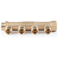 Коллектор латунный PROFACTOR в/н 3/4" х 4 вых 1/2" нар PF MF 262.4