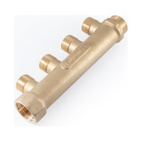 Коллектор латунный PROFACTOR в/н 3/4" х 4 вых 1/2" нар PF MF 262.4