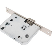 Врезная защелка с пластиковым язычком НОРА-М ППП 2070-70 матовый никель 18895