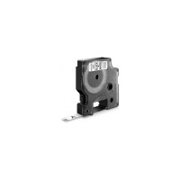 Картридж с лентой Dymo S0720680 9 мм, 7 м, пластик, черный на белой ленте DYMO40913