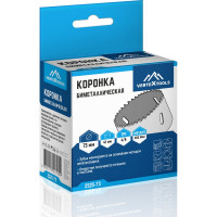 Коронка биметаллическая по металлу 73 мм vertextools 2525-73
