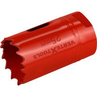 Коронка биметаллическая по металлу 25 мм vertextools 2525-25
