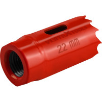 Коронка биметаллическая по металлу 22 мм vertextools 2525-22