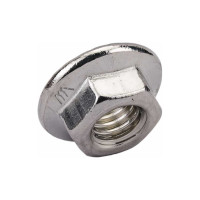 Шестигранная гайка с фланцем ВИРТУОЗ М5, DIN 6923, нержавеющая сталь А2, 8 шт. 37415