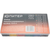 Набор термоусаживаемых трубок ЮПИТЕР ТУТ-1 BOX 280 штук JP7230-01