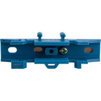 Нулевая N шина c изолятором ЮПИТЕР на DIN-рейку 6x9мм 6 групп большая стойка JP7209-01