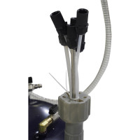 Маслосменная установка WIEDERKRAFT 80л c воронкой и откачкой через щуп WDK-89282