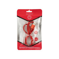 Кабель ENERGY ET-26 USB/MicroUSB, цвет - красный 104105