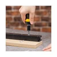 Двухсторонняя отвертка DELI с трещоткой, PH2+SL6 DL626010 (Cr-V, регулируемая длина 110-150мм, диаметр хвостовика 6мм) 98381
