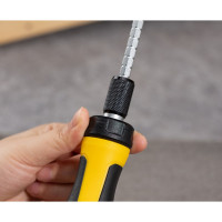 Двухсторонняя отвертка DELI DL626011 с трещоткой, PH2+SL6 180 мм 98383