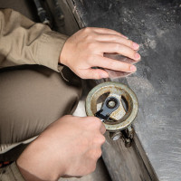 Набор комбинированных шарнирных ключей DELI с трещоткой 8 шт. DL140208T 98319