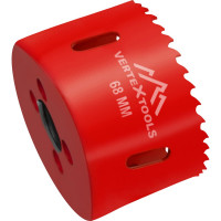 Коронка биметаллическая по металлу 68 мм vertextools 2525-68
