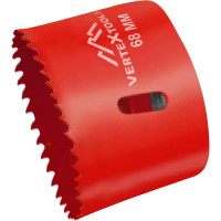 Коронка биметаллическая по металлу 68 мм vertextools 2525-68