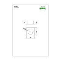Самоклеющийся дверной стопор Amig черный 405-45 NE